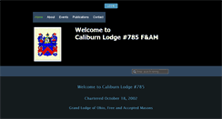 Desktop Screenshot of caliburnlodge.org