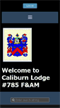 Mobile Screenshot of caliburnlodge.org